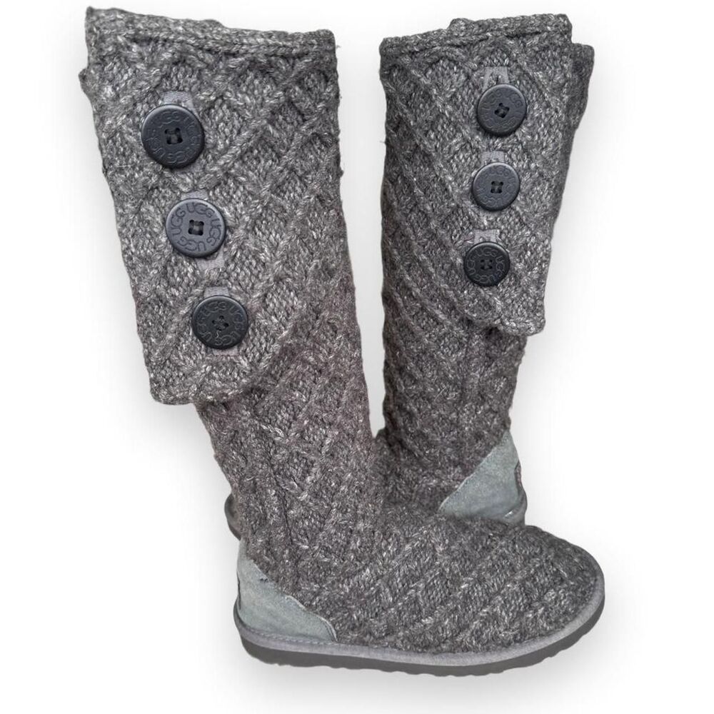 Ugg Women's Grey and Black Boots